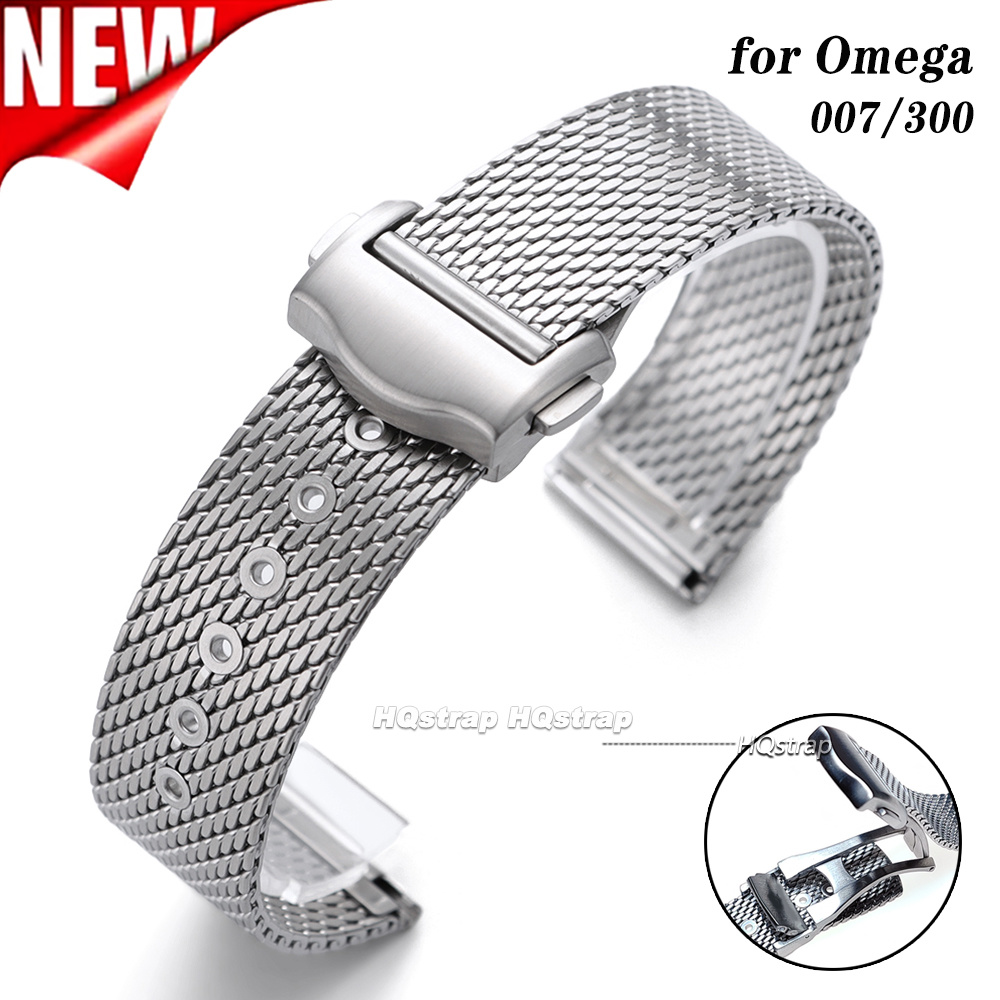 Omega Watch Seamaster - Edelstahl-Uhrenarmband 20 mm für Omega Seamaster