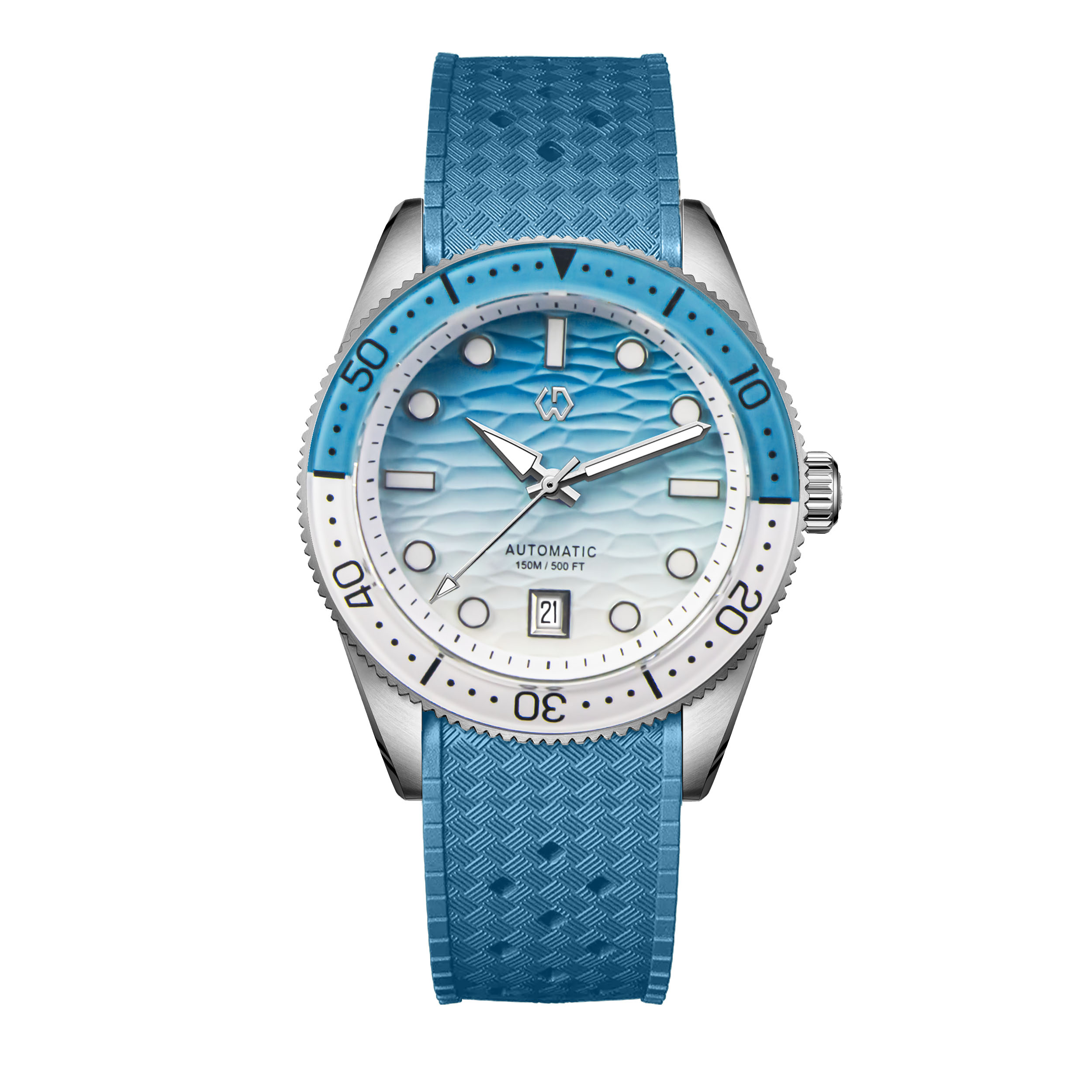 Seiko Watch Presage - 40 mm Taucheruhr mit Textur, Herrenuhren,