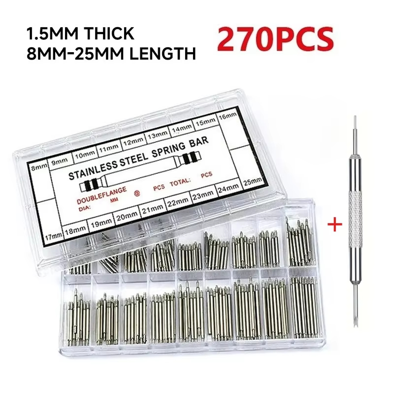 270-teiliges Edelstahl-Federst – Spring Bar Tool Set Bewertung und Preis