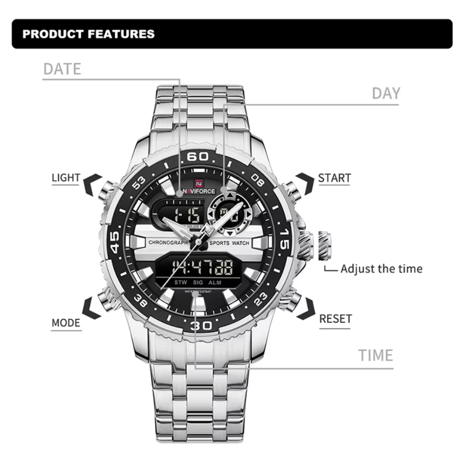 Herrenuhren NAVIFORCE Original – Citizen Watch Tsuyosa Bewertung und Preis