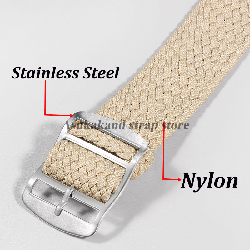 Hochwertiges Nylonarmband für  – Perlon Strap Woven Bewertung und Preis