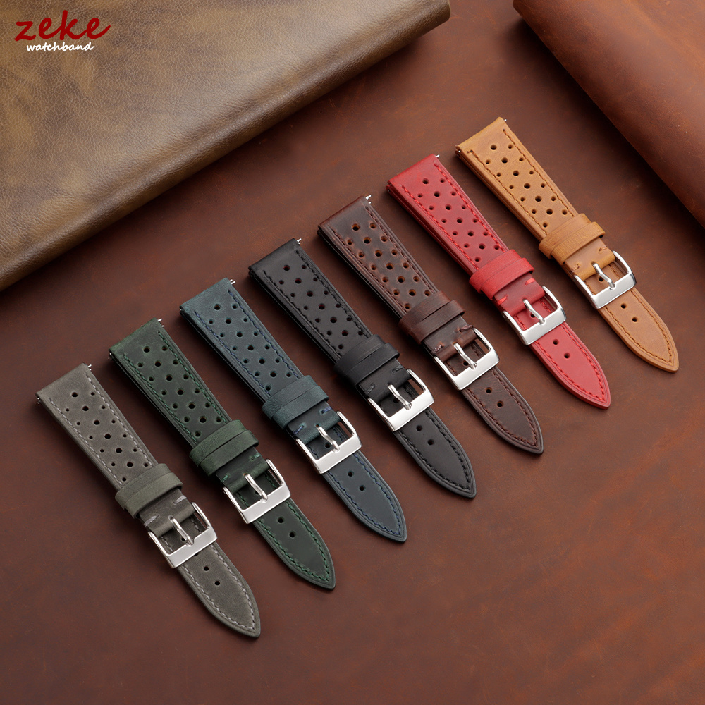 Vintage Racing Leder-Uhrenarmb – Leather Strap Quick Release Bewertung und Preis