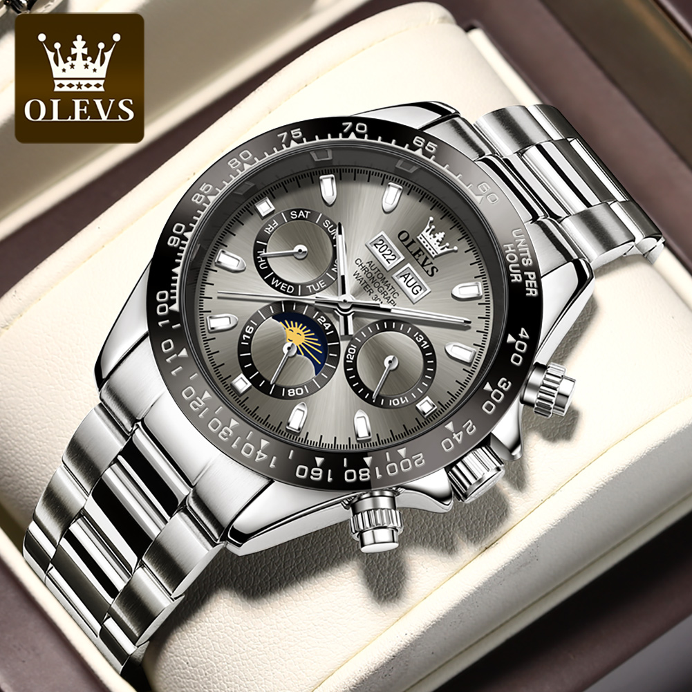 OLEVS 6654 Luxus-Herrenuhr, Ch – Omega Watch Seamaster Bewertung und Preis
