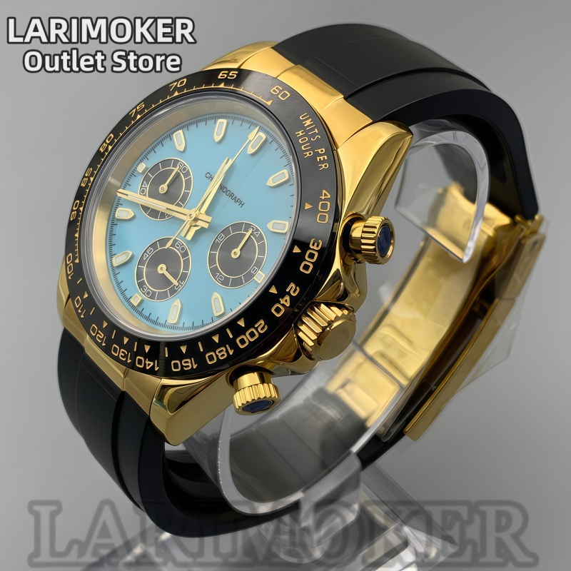 LARIMOKER 39 mm Herren-Sportuh – Rubber Strap Diver Bewertung und Preis