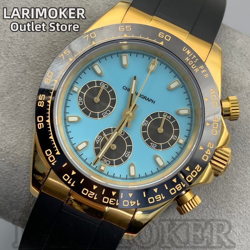 LARIMOKER 39 mm Herren-Sportuh – Rubber Strap Diver Bewertung und Preis