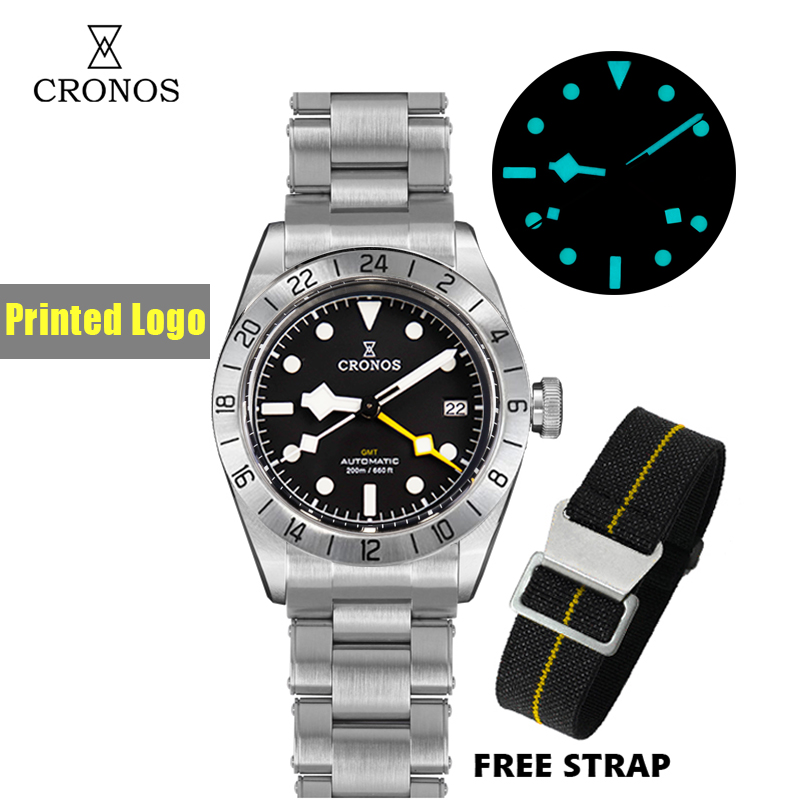 Cronos Vintage GMT 39mm NH34 A – Tropic Strap Vintage Bewertung und Preis